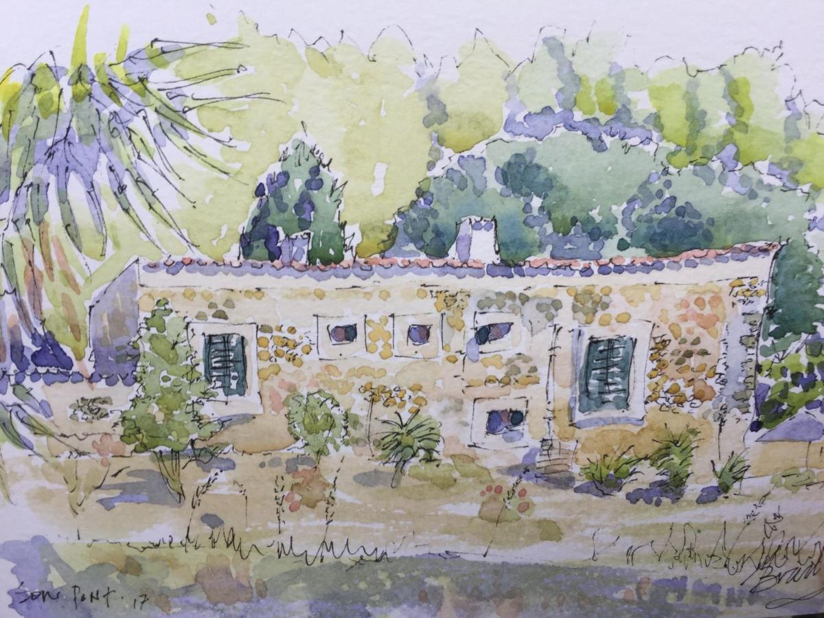 Finca Hotel Son Pont Puigpunyent Kültér fotó